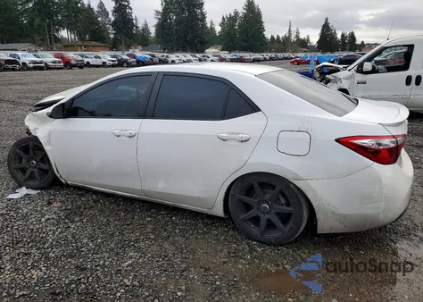 2015 Toyota Corolla L z USA, uszkodzony, nr VIN 2T1BURHE3FC357897